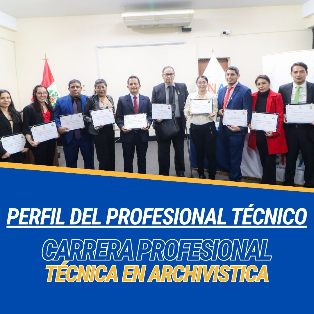 Carrera Profesional Técnica en Archivística